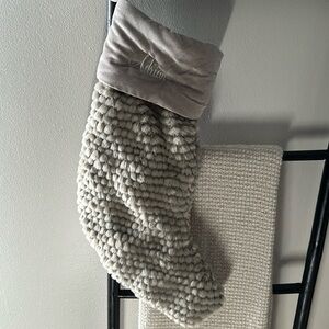 Pottery Barn personalized stocking - Adrian